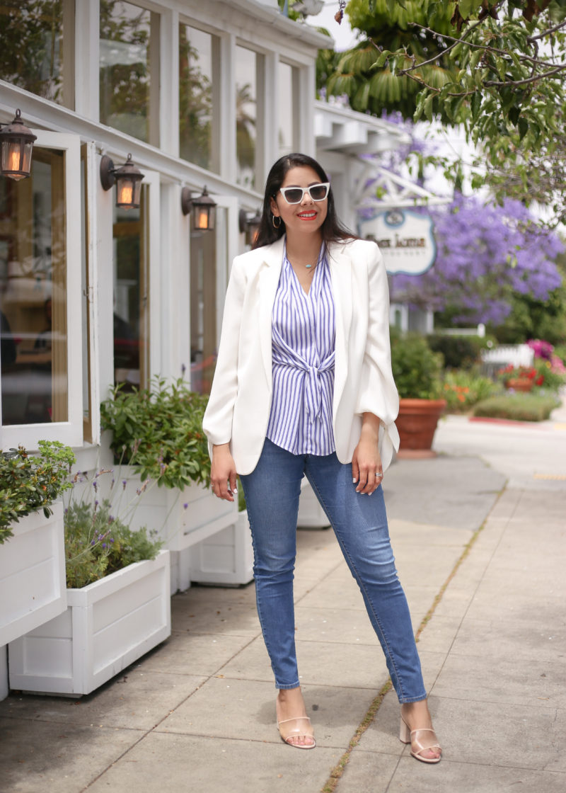 Casual yet Elegant Outfit + Talkin' flattering style - Lil bits of Chic
