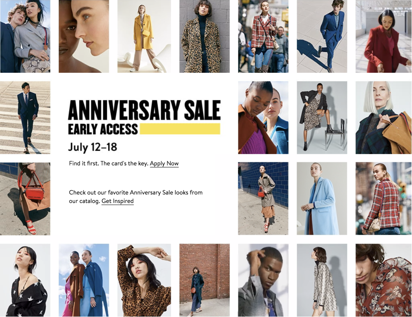 Nordstrom Anniversary Sale Early Access info
