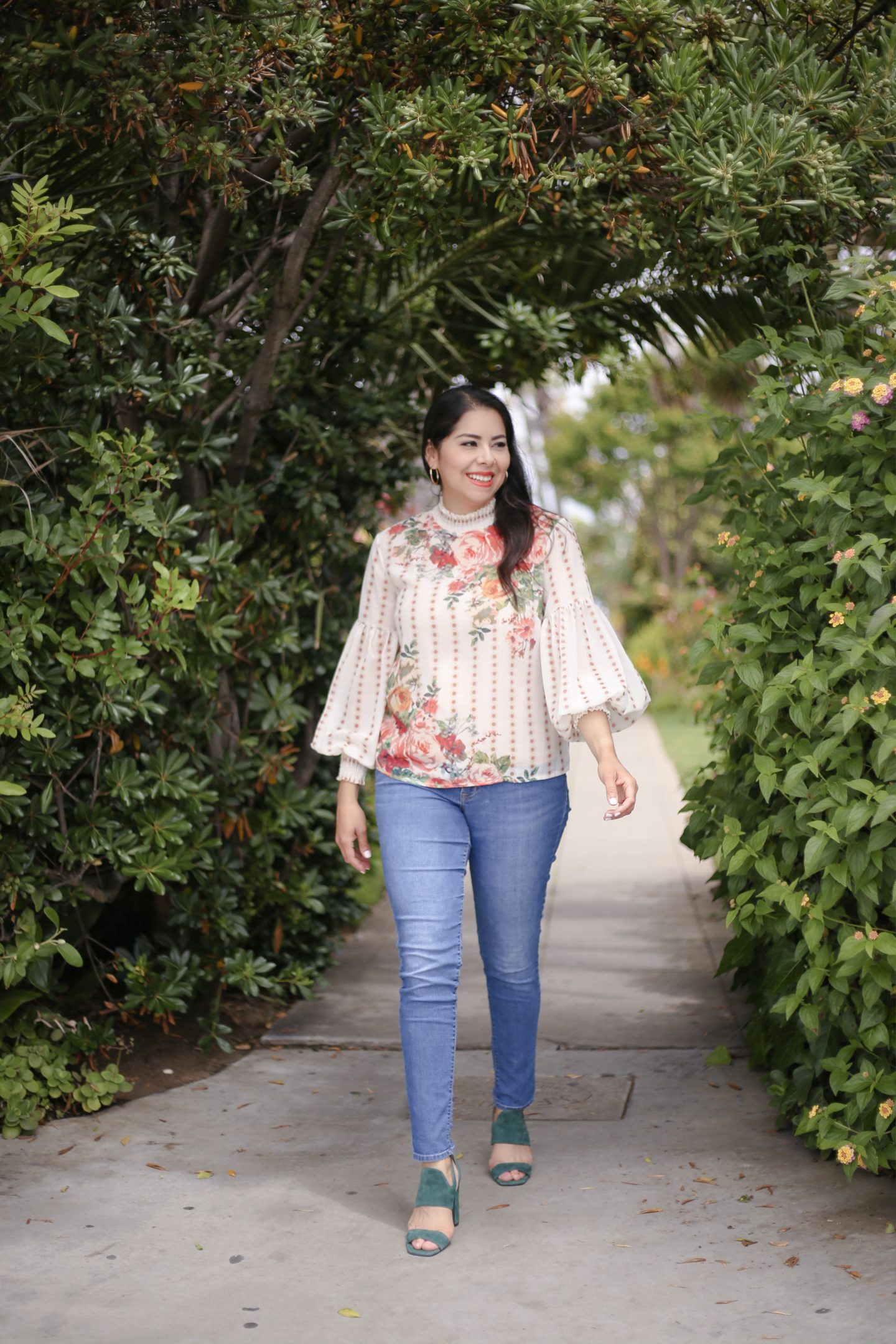 chicwish floral top, affordable chic fashion