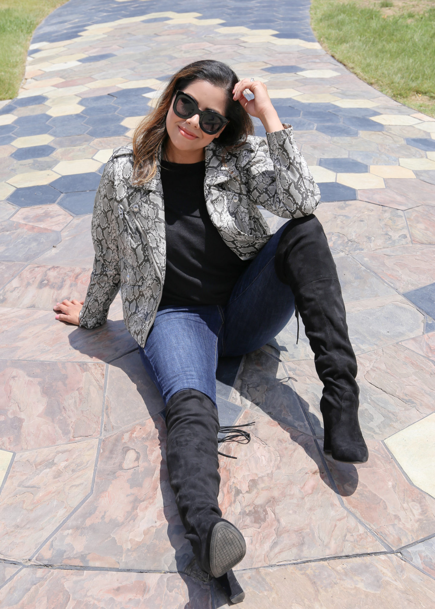 black over the knee boots outfit, san diego top fashion blogger