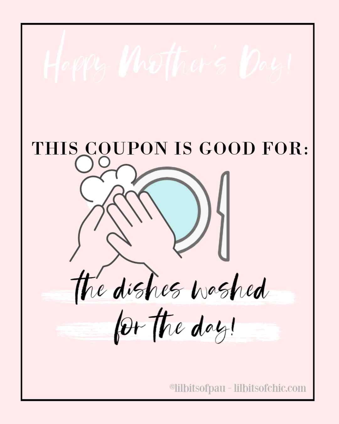 cute Mother's Day coupons, Free Mother's Day gift ideas, what to give mom for mother's day