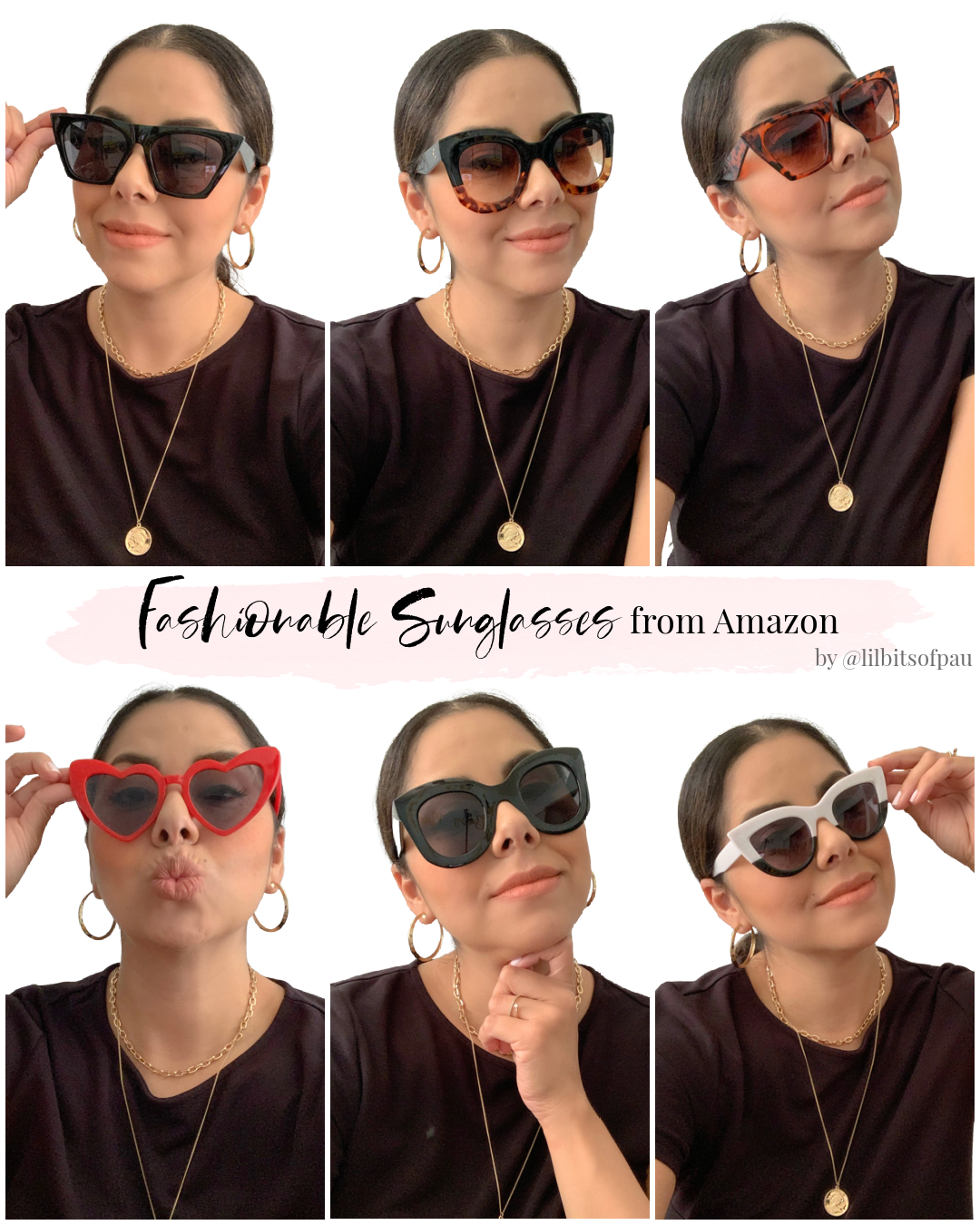 Fashionable Sunglasses from Amazon, 6 pairs of Amazon sunglasses