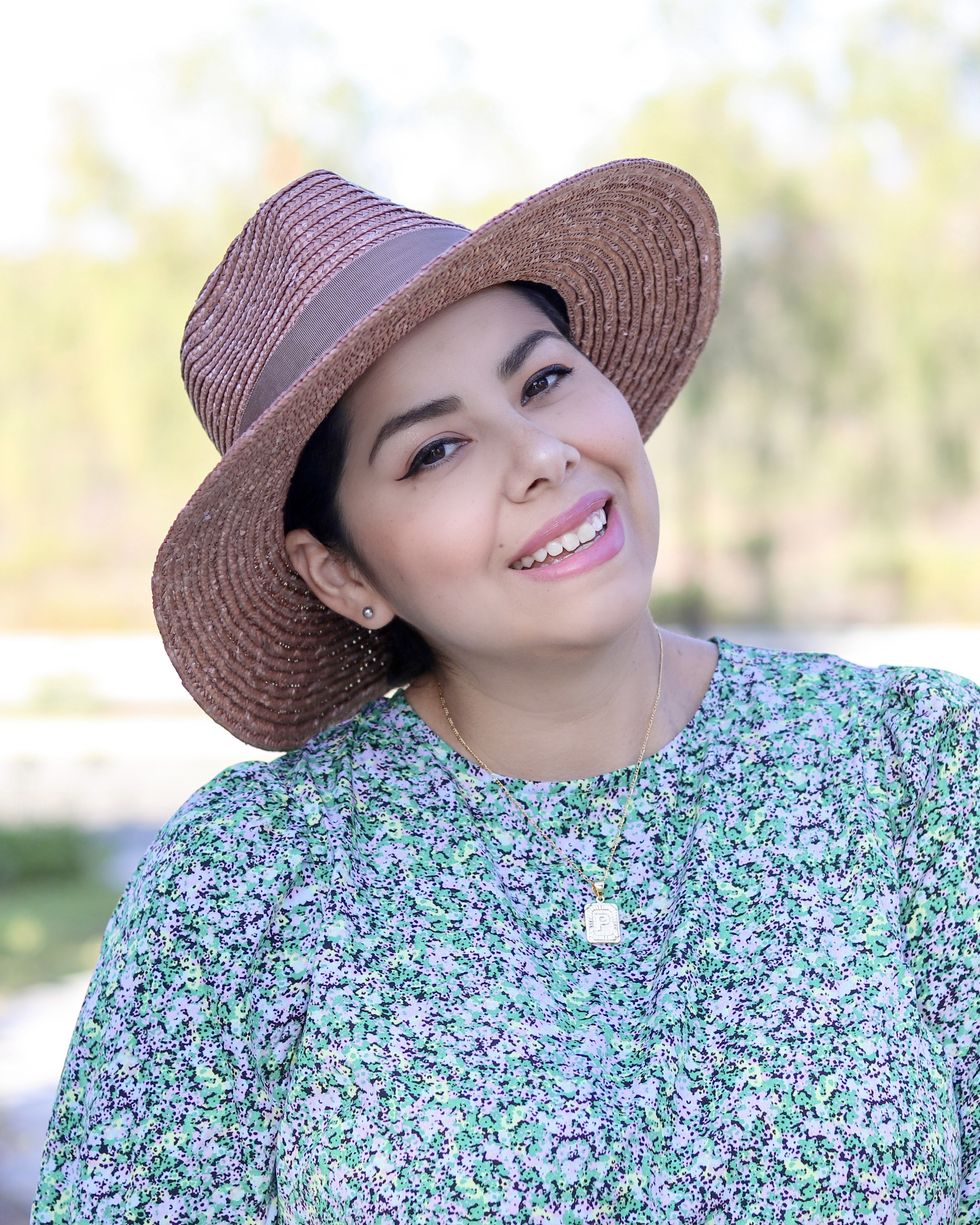 Brixton Joanna Straw hat, Latina fashion blogger