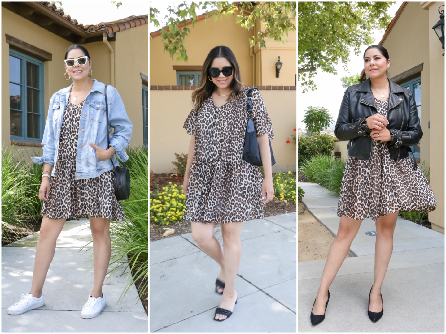 3 Ways to Style a Leopard Dress, affordable and stylish fall outfit ideas