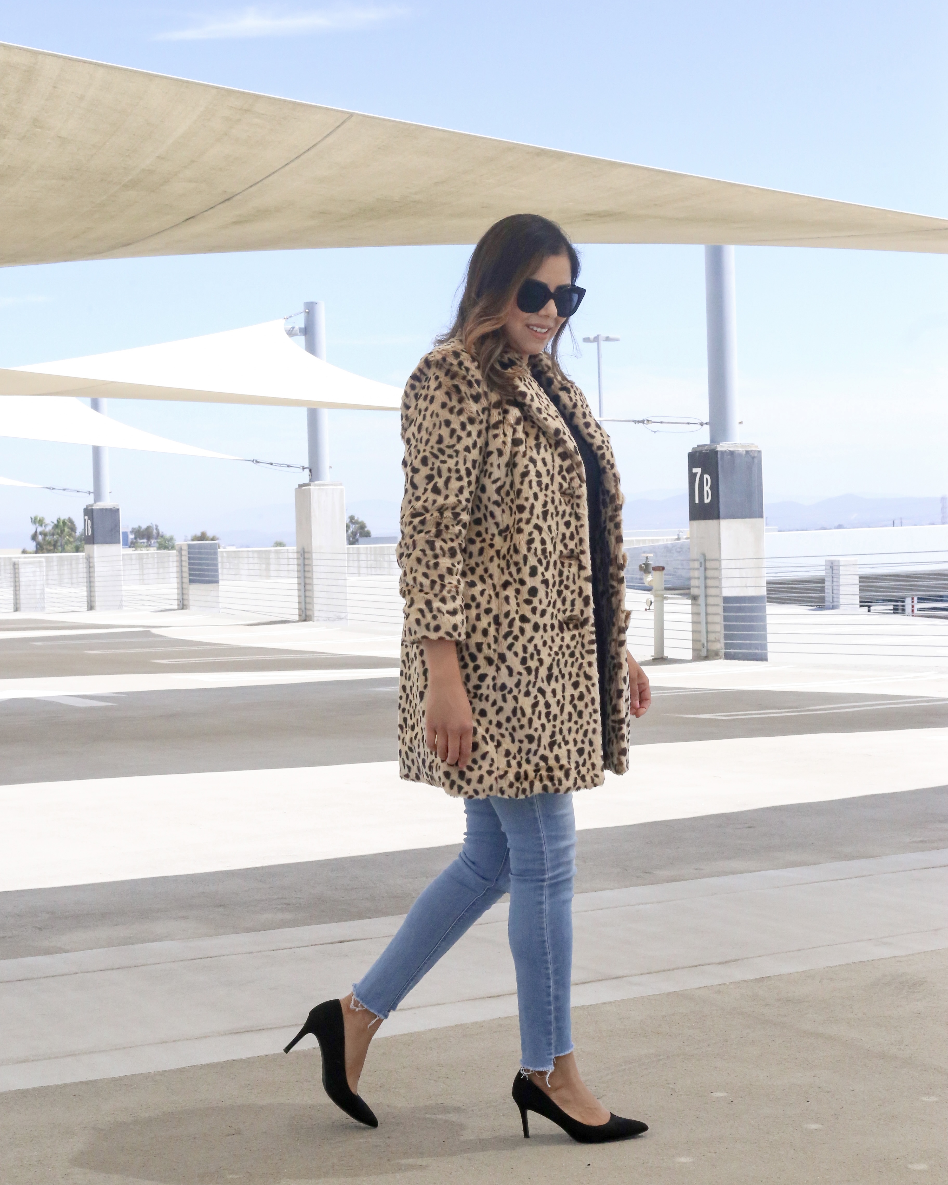 Stylish Faux Fur Coats for Fall and Winter, leopard faux fur coat