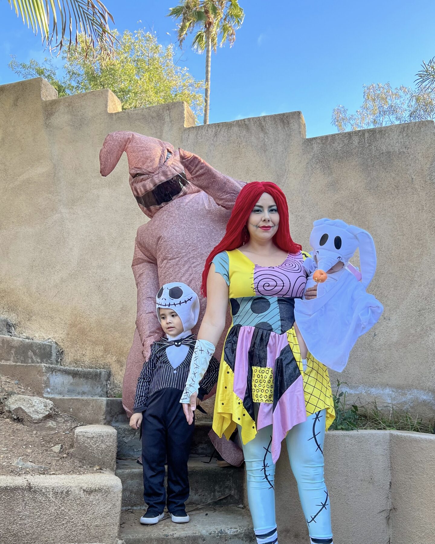 Halloween costume idea for a family of four, family halloween costume, disney halloween costume theme for families