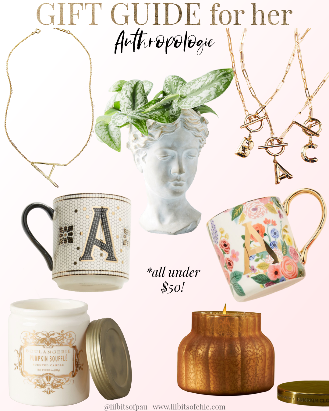 Gift Guide for her from Anthropologie