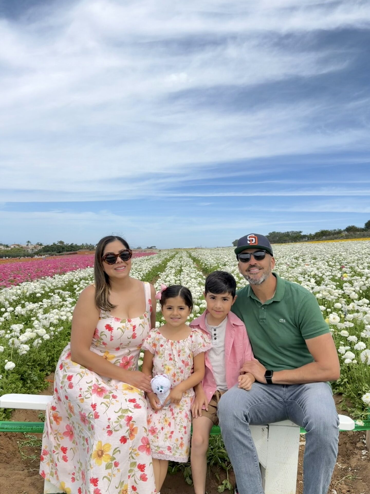 Carlsbad Flower Fields with Kids, San Diego family at the Carlsbad Flower Fields